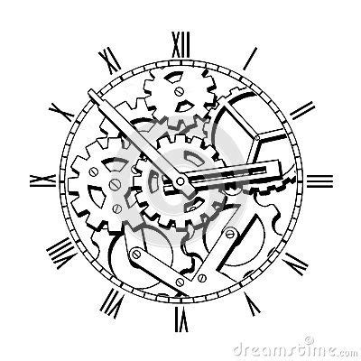 Steampunk Gear Coloring Page