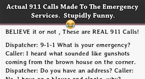 Actual 911 Calls Made To The Emergency Services. Stupidly Funny. | Surveee