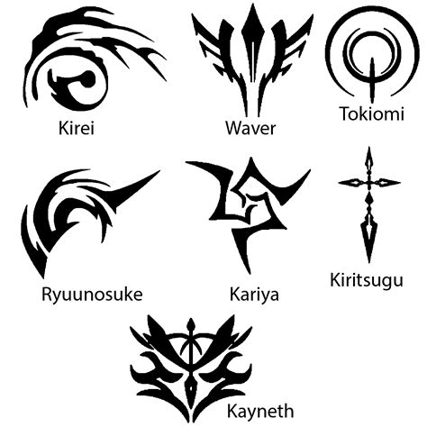 Fate Zero command Seal Brushes by RoseDragonGuardian92 on DeviantArt