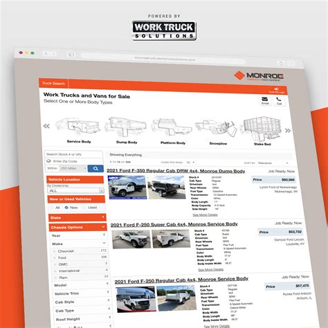 Monroe Truck Equipment Partners with Work Truck Solutions to Provide Commercial Vehicle Buyers ...