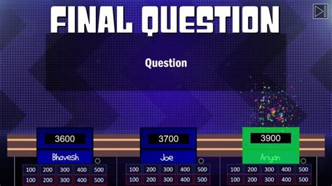 Download Jeopardy PowerPoint Template with Score Counter