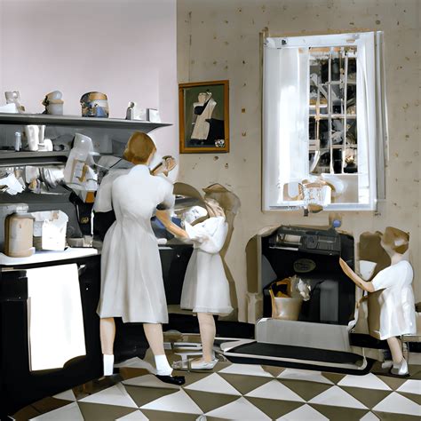 Vintage 1930s Kitchen Design · Creative Fabrica