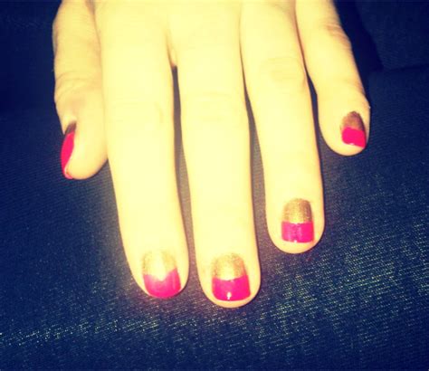 DYI: TWO TONE NAILS- Get the Salon look for less!!! | The Fashion Minx