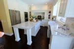 Aliso Viejo White Transitional U-Shaped Kitchen Remodel with Custom White Cabinets - Aplus ...