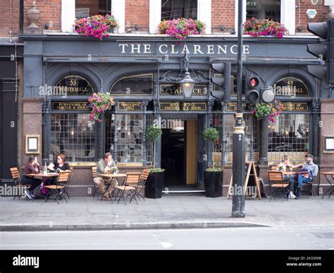 The Clarence, pub in Whitehall London operated by Young and co brewery ...