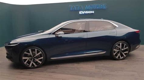 Tesla killer? Spectacular Tata Motors 'E-Vision Sedan Concept' car unveiled; can hit 200 kmph ...