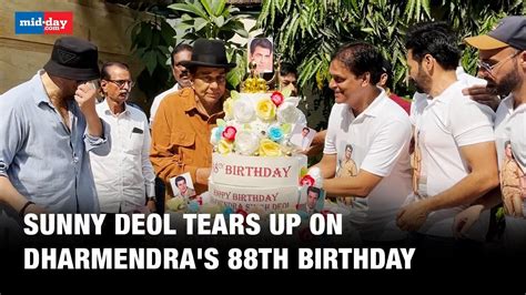 Dharmendra Birthday 2023: Sunny Deol In Tears As Veteran Actor ...