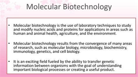 Molecular Techniques and Biotechnology - ppt download