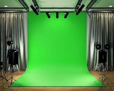 Premium Photo | Studio big - modern film studio with green screen. 3d rendering | Greenscreen ...