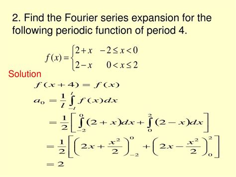 PPT - FOURIER SERIES PowerPoint Presentation, free download - ID:4092866