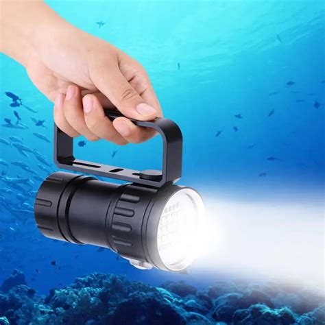 IPX8 18000LM 500M lLED Flashlight Torch Waterproof Lamp Light Outdoor Camp Underwater Flashlight ...