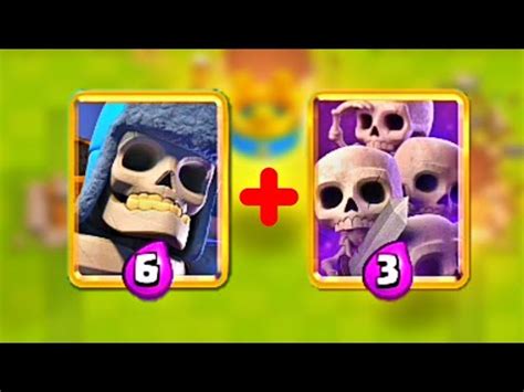 CAN GIANT SKELETON + ARMY SKELETONS 3 CROWN | Clash Royale - YouTube