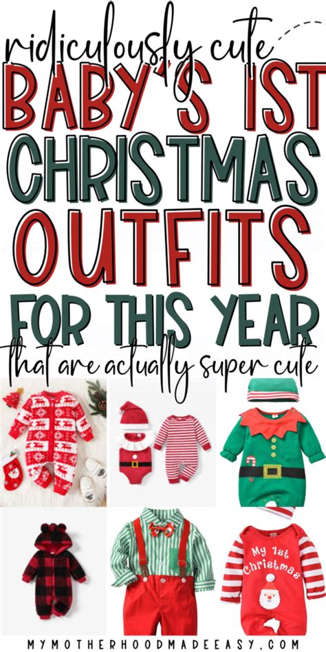 15+ Cute and Festive Baby First Christmas Outfit Ideas [You’ll Love] – My Motherhood Made Easy