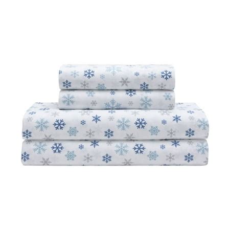 Winter Nights Flannel Sheet Set - Walmart.com