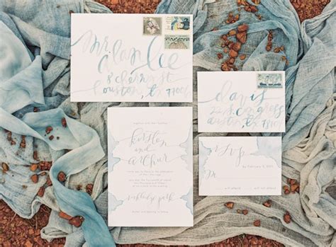 Calligraphy Wedding Invitations — Destination Wedding Blog, Honeymoon, Travel - Trendy Bride