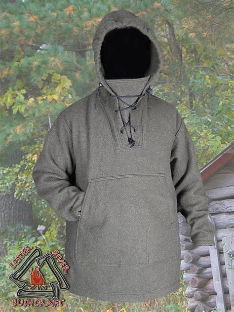 100% Wool Outerwear - Lester River Bushcraft | Bushcraft, Survival clothing, Anorak