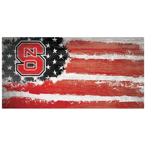 Fan Creations NC State University Flag 6x12 Sign in the Wall Art department at Lowes.com