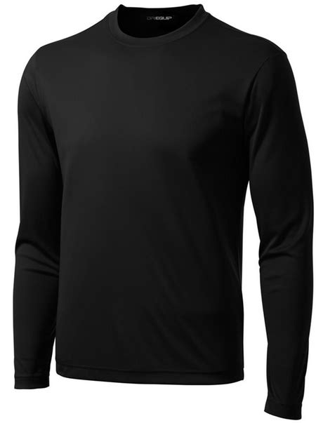 DRI-EQUIP Mens Long Sleeve Moisture Wicking Athletic Shirts