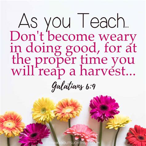 30 Uplifting Bible Verses For Teachers [With Images] | Think About Such Things