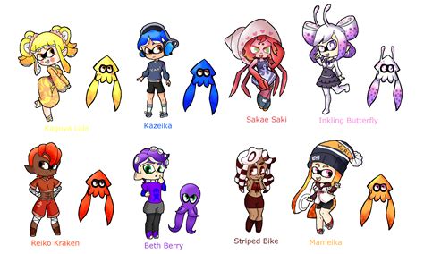 Characters Splatoon 3 by Jazzzeh51 on DeviantArt