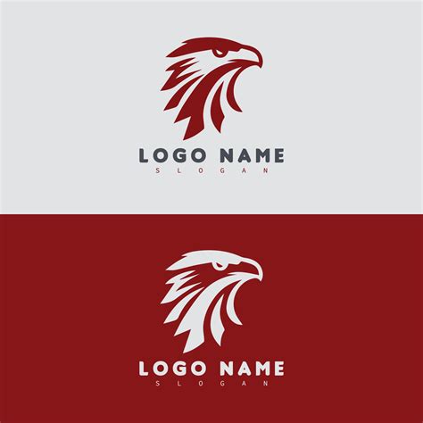 Minimalist eagle face Logo design 37739206 Vector Art at Vecteezy