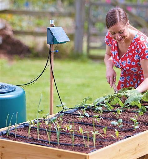 Solar Drip Watering Kit | Diy garden fountains, Water irrigation, Rain barrel