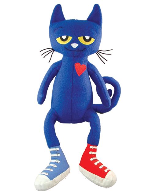 Buy MerryMakersPete the Cat Plush Doll, 14.5-Inch , Blue Online at ...