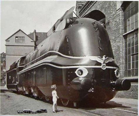 Brand new Deutsche Reichsbahn 19-1001 Steam Locomotive, 1941. An almost futuristic design for ...