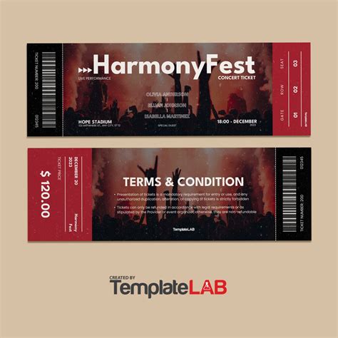 Event Ticket Template