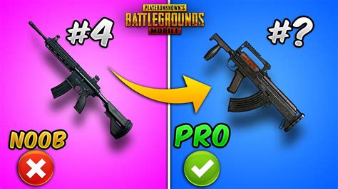 Top 10 Best Guns/Weapons in PUBG MOBILE with (Tips and Tricks) Weapon ...