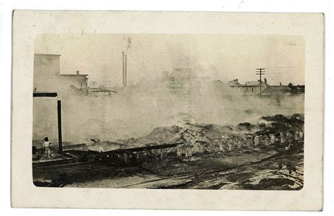 Picture Postcard - Crowley, Louisiana - Mill Fire ca early 20th century ...