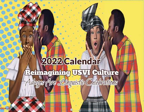 Free Download of Reimagining USVI Culture: Adages are Linguistic Celebrations 2022 Calendar Images