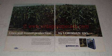 1983 Dow Lorsban 15G Granular Insecticide Ad-DU0855