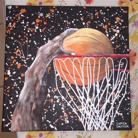 #basketball #painting | Painting, Drawing artwork, Artwork