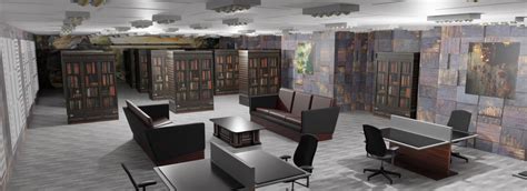 Library Interior - FlippedNormals