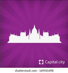Capital City Europe Icon Budapest Stock Vector (Royalty Free) 169541498 | Shutterstock