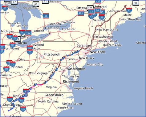 APPALACHIAN TRAIL MAP PENNSYLVANIA - ToursMaps.com