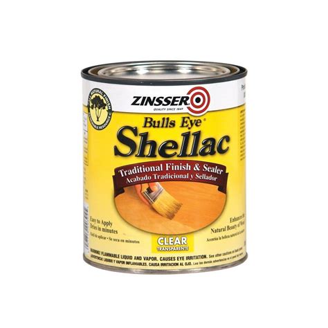 Zinsser 1-qt. Clear Shellac Traditional Finish and Sealer (Case of 4 ...