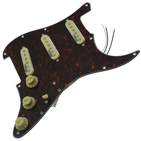 Loaded Strat Pickguard Prewired Pickguard with Wilkinson Pickups ...