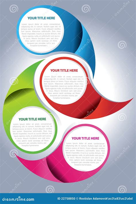 Vector Brochure Page Design Concept Stock Vector - Image: 22758850