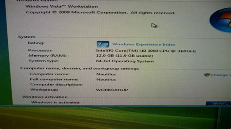 Workstation Nautilus - Intel Core i10, 12GB RAM, Windows Vista Workstation 64bit - YouTube