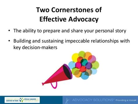 Effective Advocacy Strategies