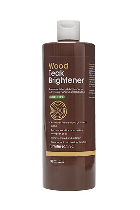 Teak Brightener - Wood Conditioner - Enhances Wood Grain & Colour | eBay