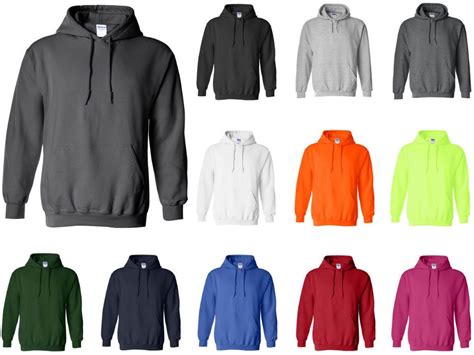 24 Units of Gildan Adult Hoodies Assorted Color And Sizes - Mens ...