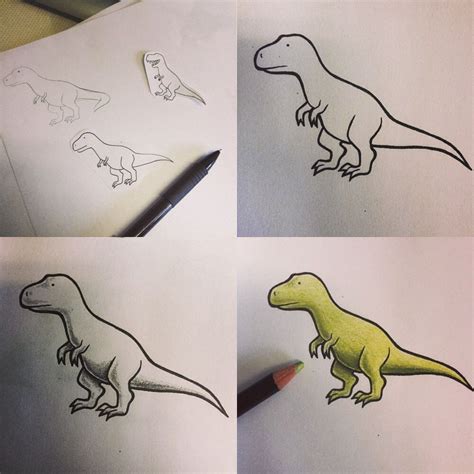 Joe's next tattoo design #tattoo #drawing #tattoodesign #trex #dinosaur #tyrannosaursrex ...