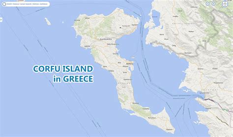 Where Is Corfu? The exact location of Corfu Island in Greece!