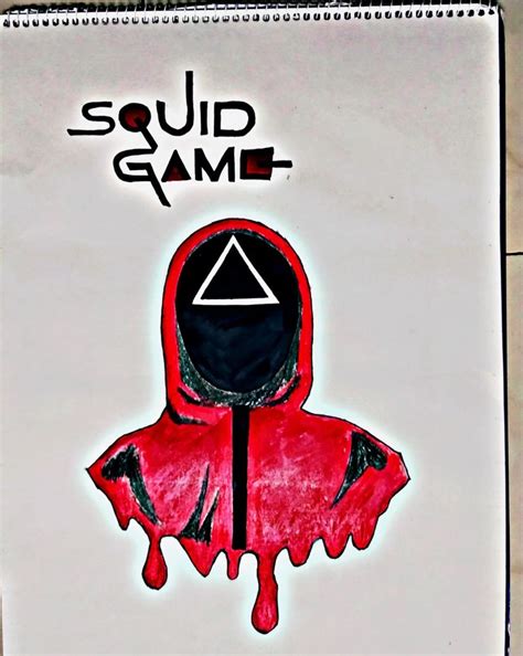 squid game easy drawing | how to draw squid game mask men | dharmesh ...