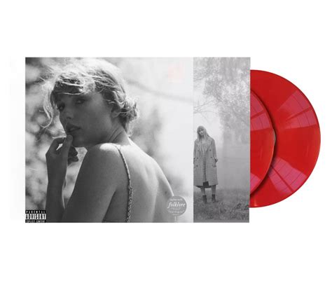 Taylor Swift - Folklore Exclusive Red Color Vinyl Album Limited Editio – Vinceron