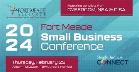 Small Business Conference Schedule of Events - Fort Meade Alliance