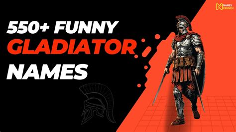 480+ Cool & Funny Gladiator Names - Names Crunch